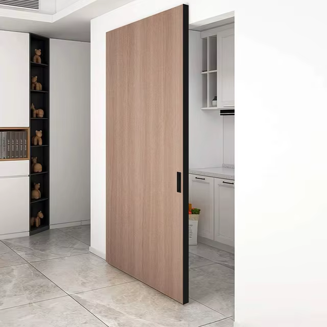 درب ریلی روکار با ریل مخفی magic door